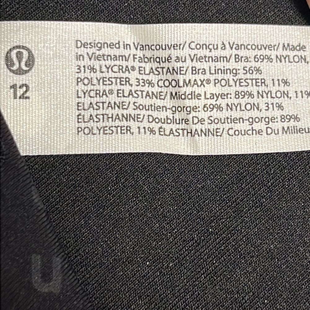 Lululemon Black Energy HighNeck Long Line w/ Lululemon Design & Razorback Bra-12 - Picture 15 of 16